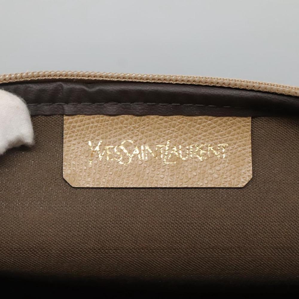 SAINT LAURENT Clutch Bag PVC Gray Auth bs24056 - Picture 10 of 16